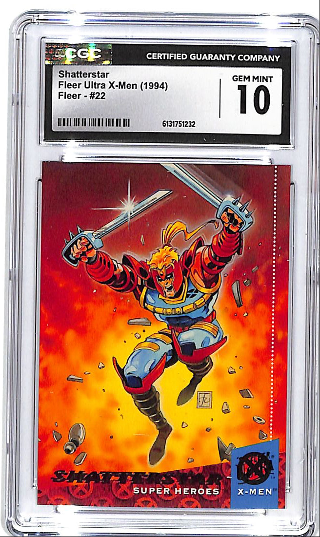 1994 Fleer Ultra X-Men Shatterstar #22 CGC 10