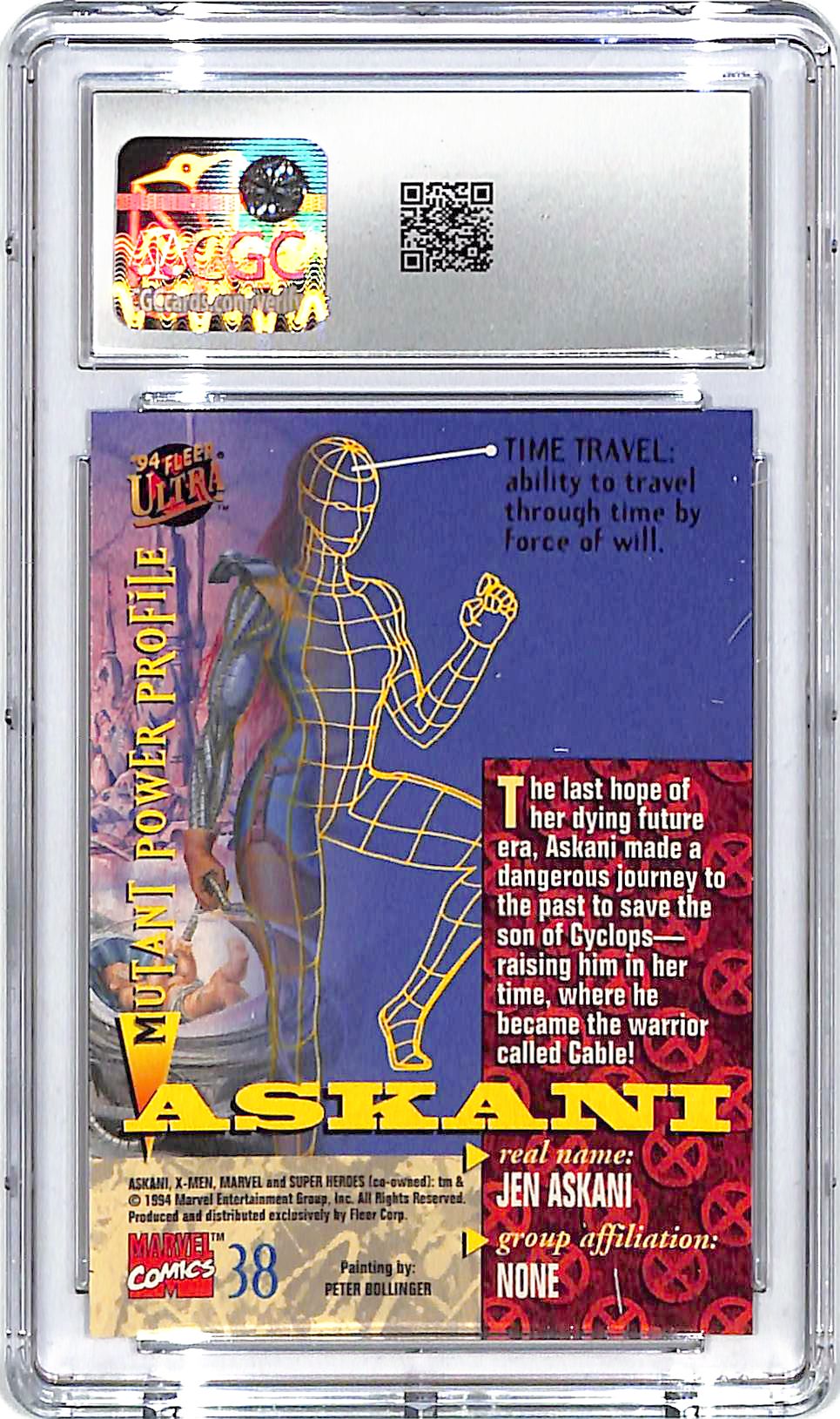 1994 Fleer Ultra X-Men Askani #38 CGC 10