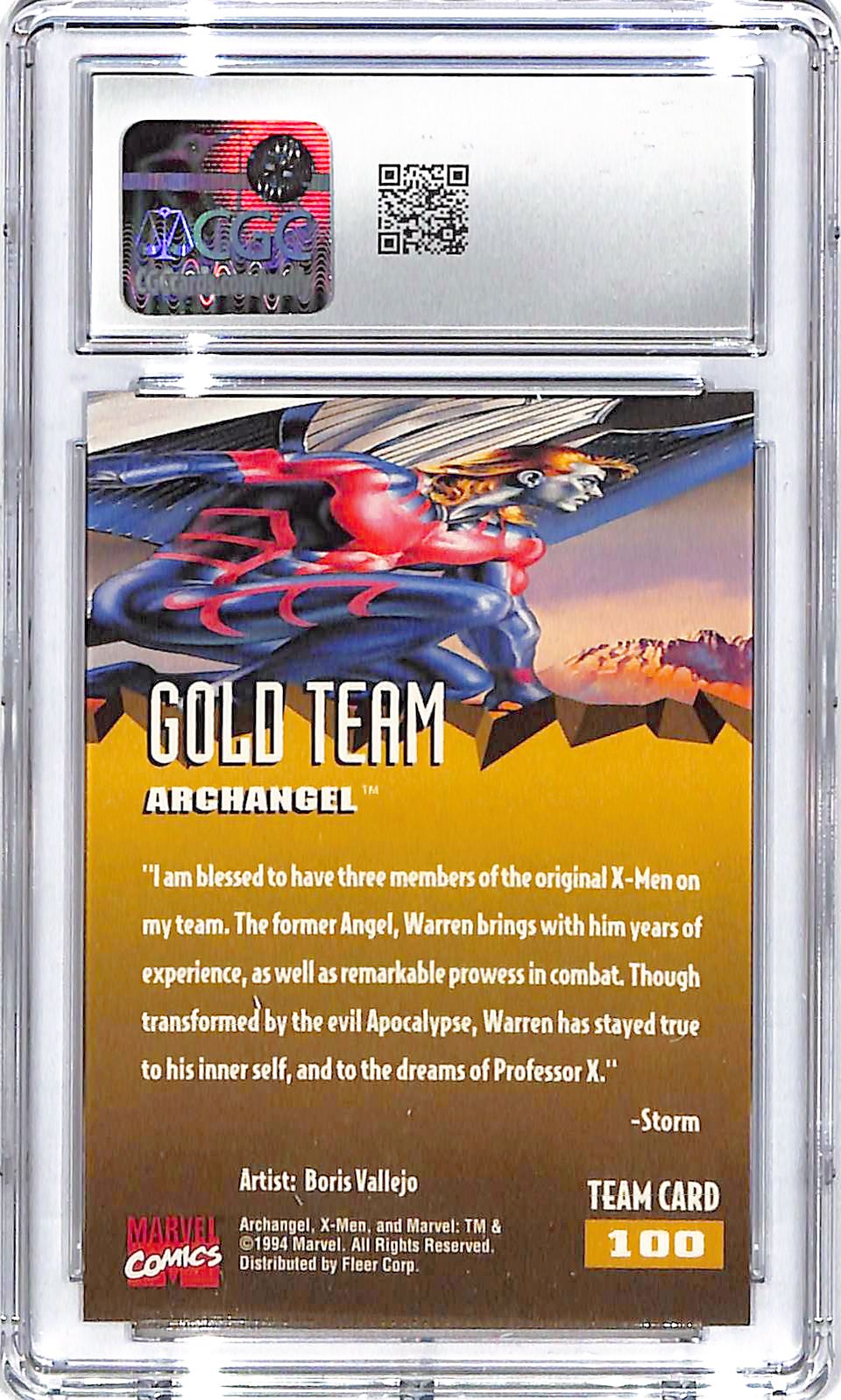1994 Archangel Fleer Ultra X-Men '95 #100 CGC Gem Mint 10