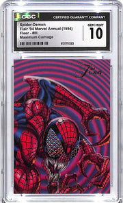 1994 Fleer Flair 94 Marvel Annual Spider-Demon Maximum Carnage CGC 10