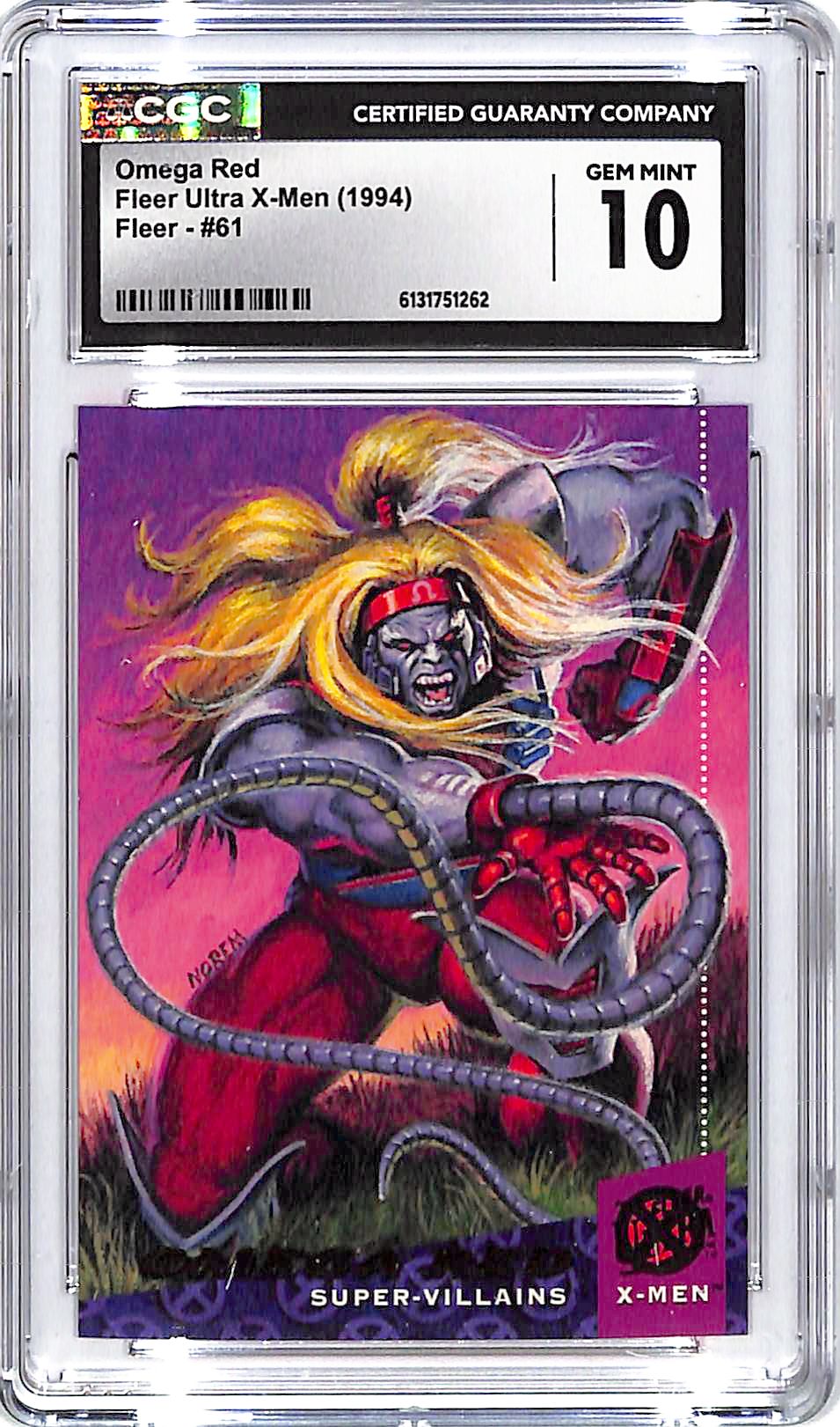 1994 Fleer Ultra X-Men Omega Red #61 CGC 10