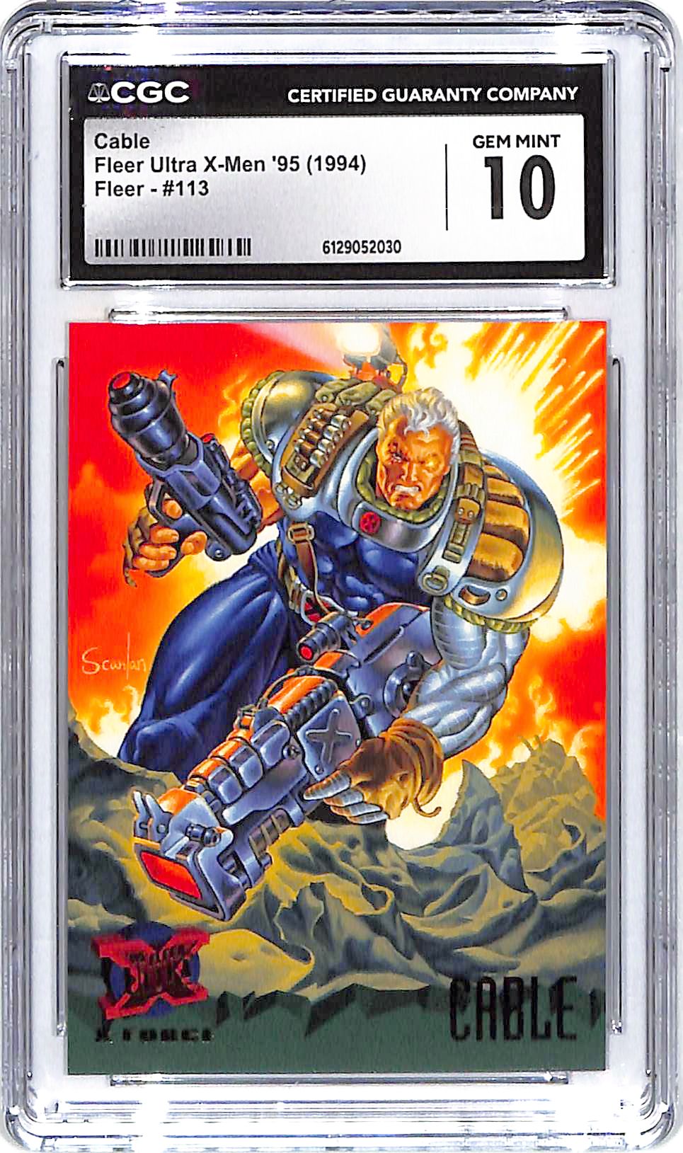 1994 Cable Fleer Ultra X-Men '95 #113 CGC Gem Mint 10