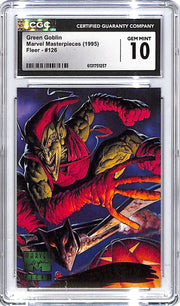 1995 Fleer Marvel Masterpieces Green Goblin #126 CGC 10
