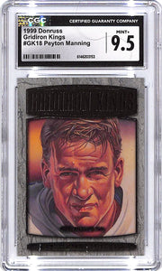 1999 Donruss Peyton Manning Gridiron Kings /5000 CGC 9.5 Colts