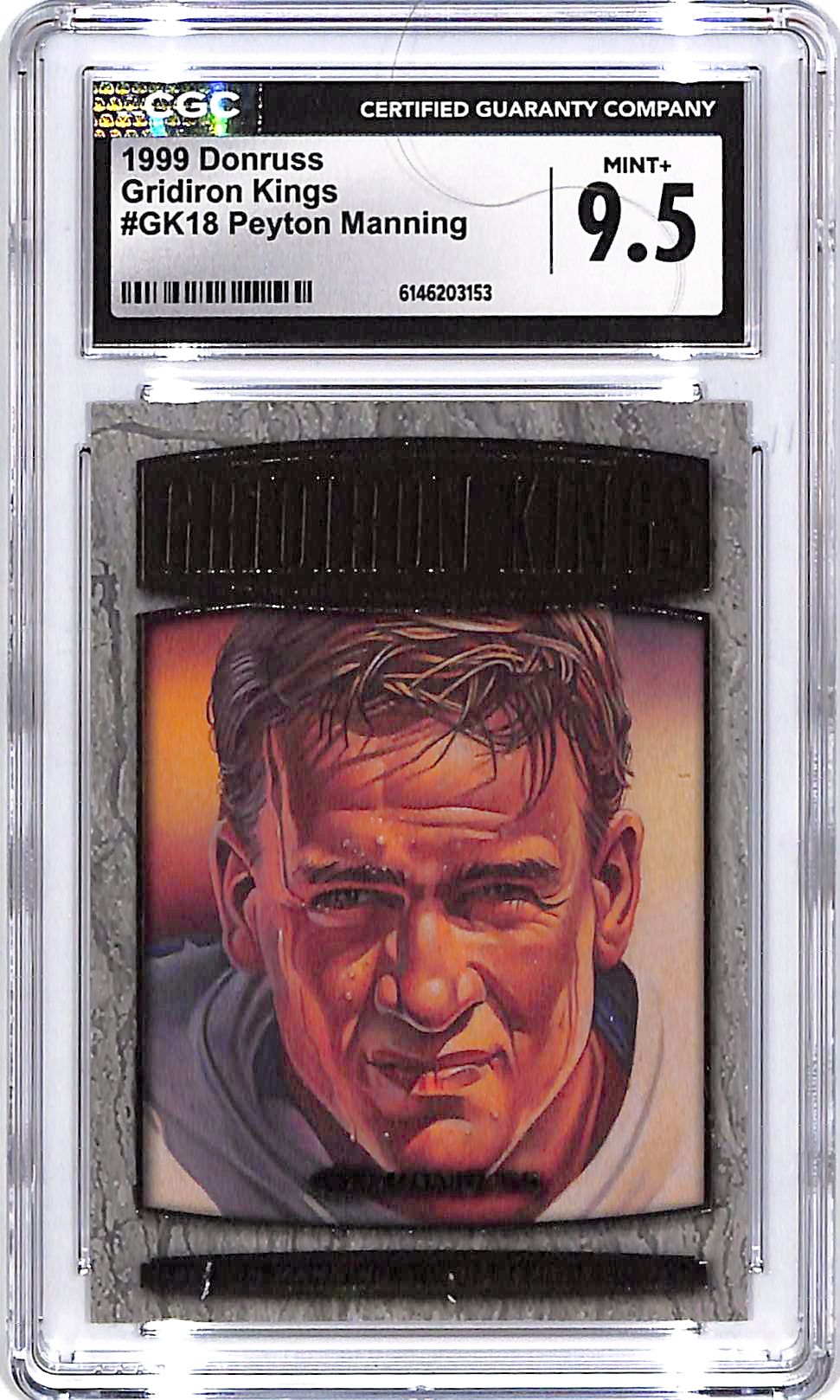 1999 Donruss Peyton Manning Gridiron Kings /5000 CGC 9.5 Colts