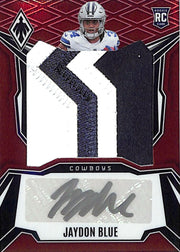 2025 Phoenix Jaydon Blue Auto Autograph Rookie RC Patch Jersey Maroon /99 Cowboys