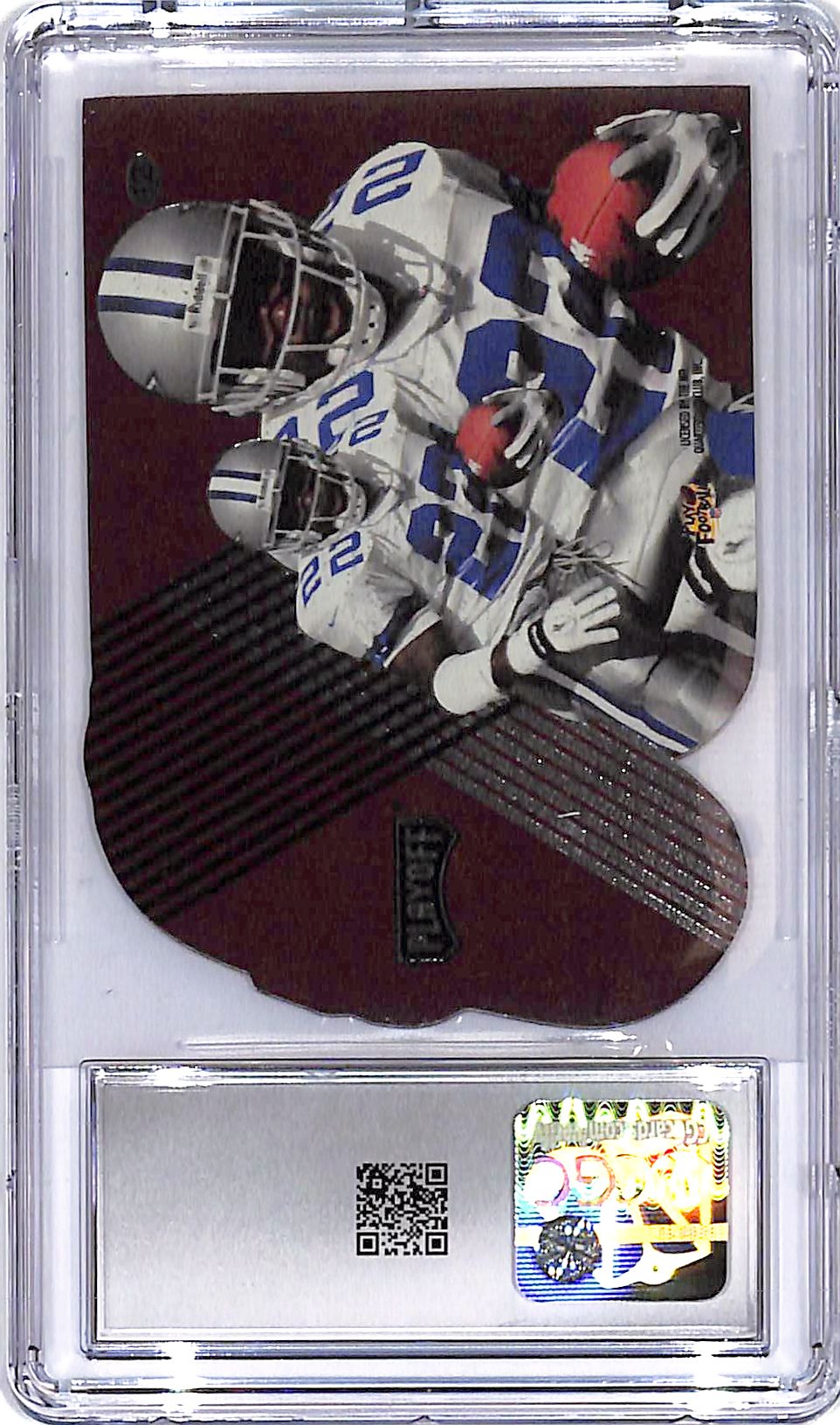 1997 Playoff Contenders Emmitt Smith Leather Helmet Die Cuts #12 CGC 9.5 Cowboys