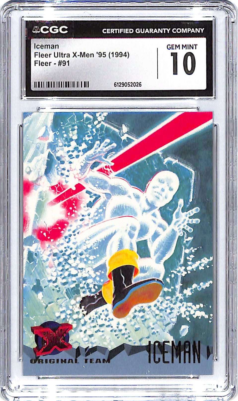 1994 Iceman Fleer Ultra X-Men '95 #91 CGC Gem Mint 10