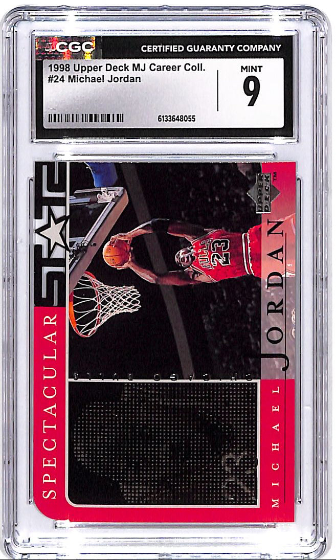 1998 Upper Deck Michael Jordan Career Collection #24 CGC 9 Bulls