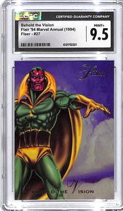 1994 Fleer Flair 94 Marvel Annual Behold The Vision #27 CGC 9.5