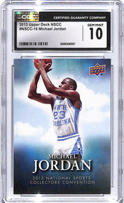 2013 Upper Deck National Conventionn Michael Jordan CGC 10 UNC