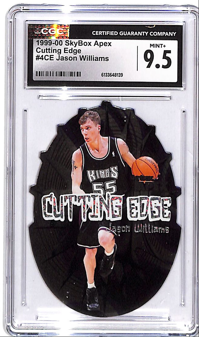 1999-00 Skybox Apex Jason Williams Cutting Edge CGC 9.5 Kings