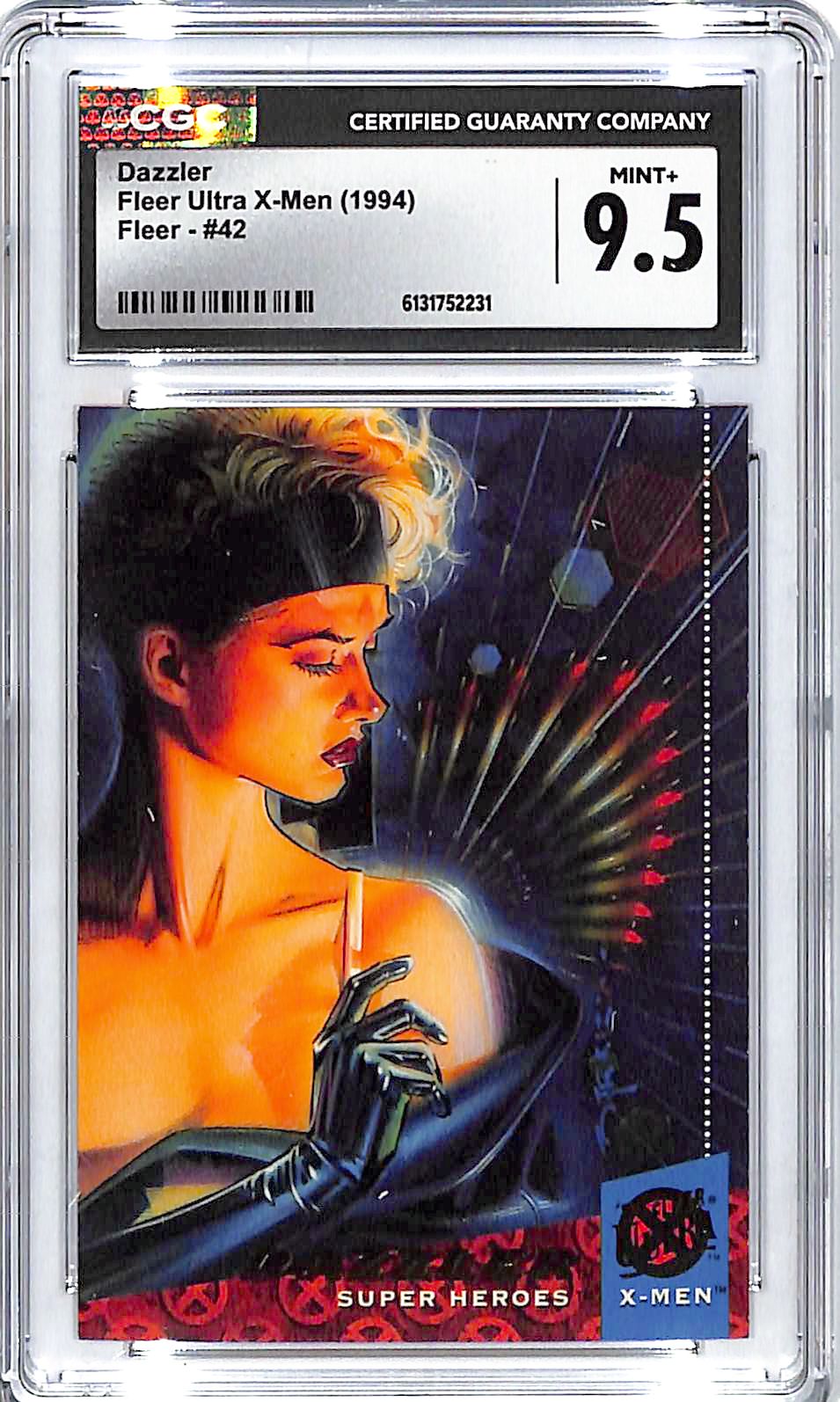 1994 Fleer Ultra X-Men Dazzler #42 CGC 9.5