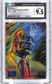 1995 Fleer Marvel Masterpieces Professor X #74 CGC 9.5