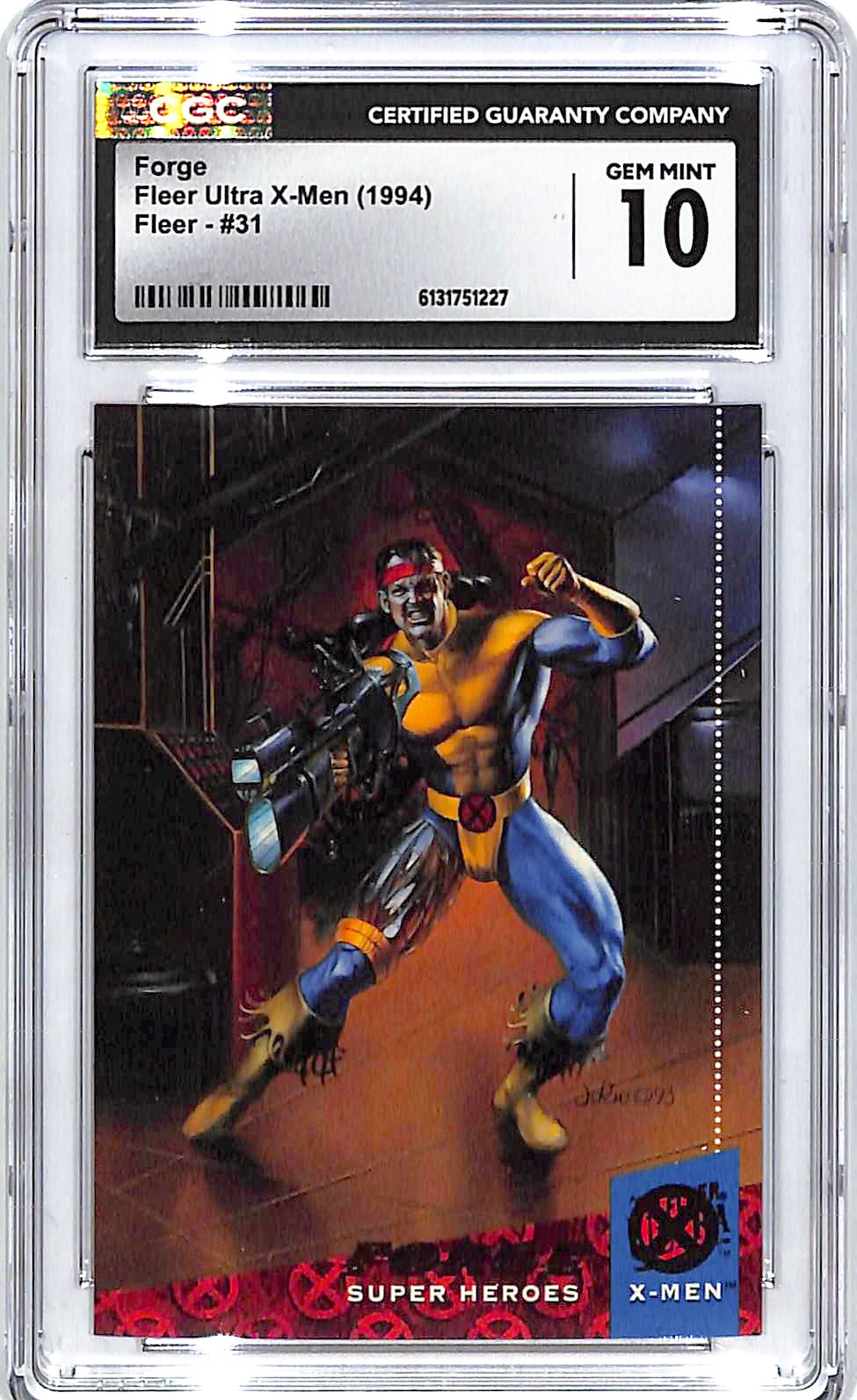 1994 Fleer Ultra X-Men Forge #31 CGC 10