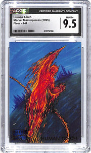 1995 Fleer Marvel masterpieces Human Torch #44 CGC 9.5