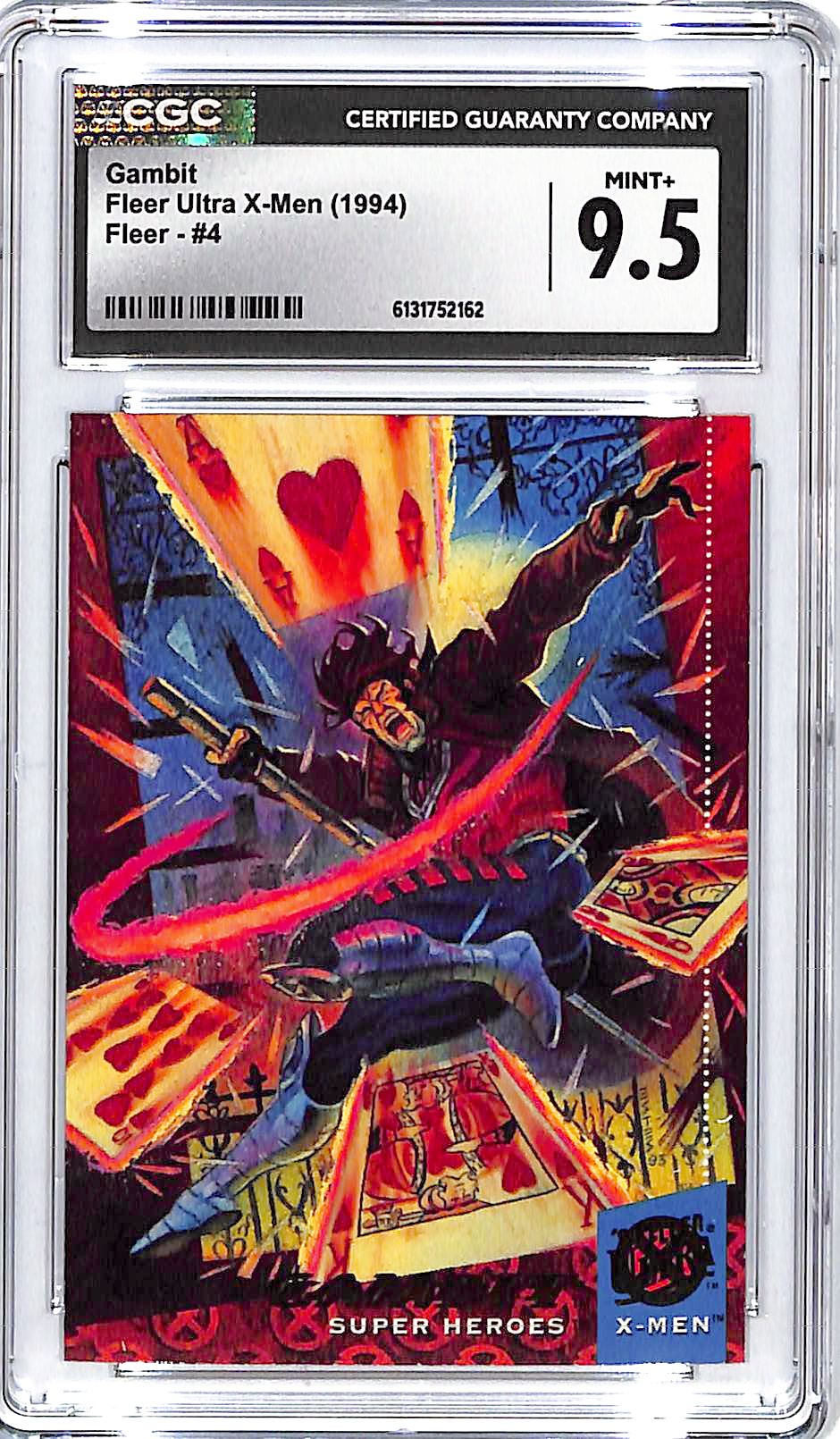 1994 Fleer Ultra X-Men Gambit #4 CGC 9.5