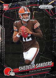 2025 Prizm Shedeur Sanders Rookie RC Lazer #302 Browns
