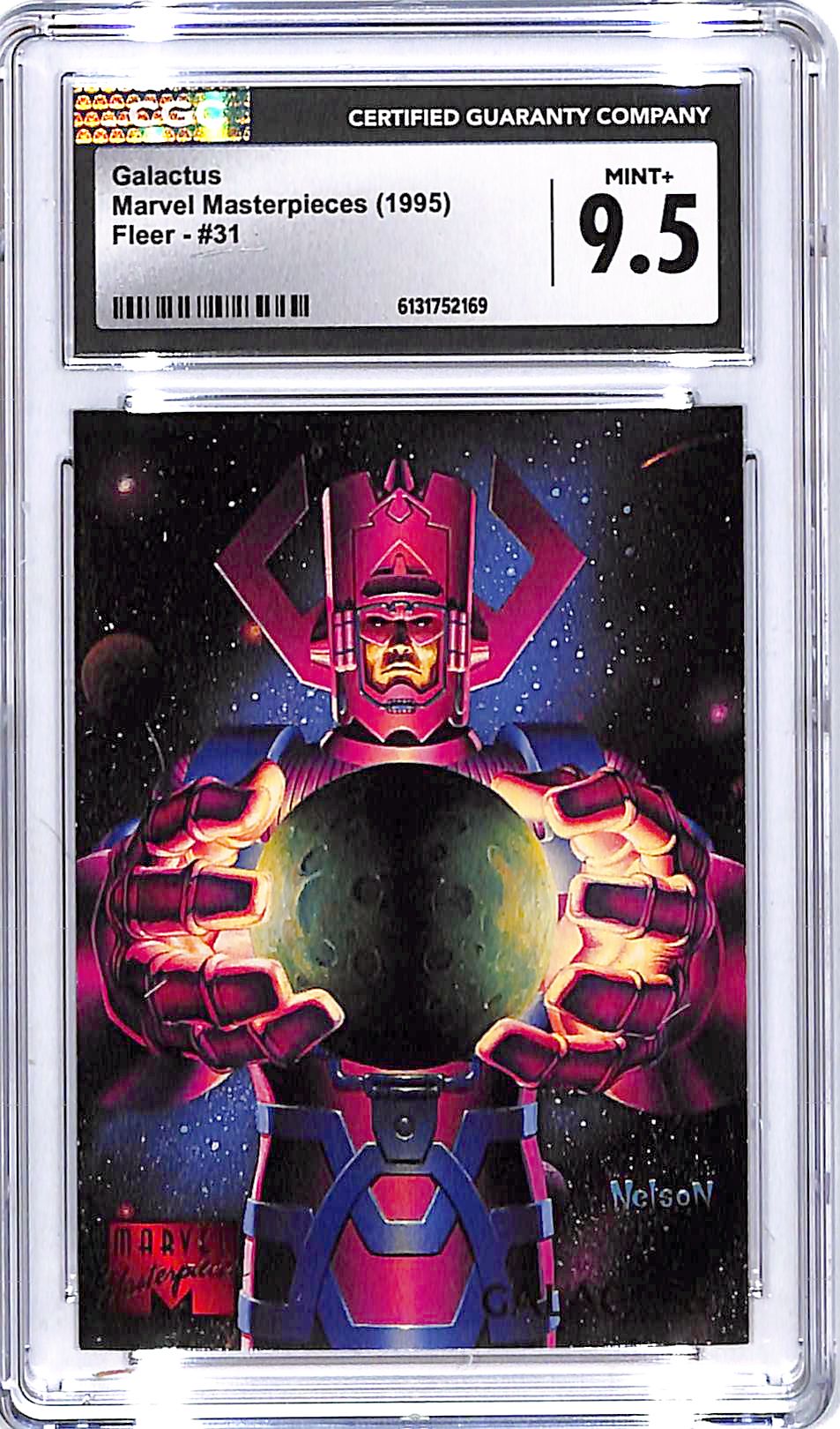 1995 Fleer Marvel Masterpieces Galactus #31 CGC 9.5