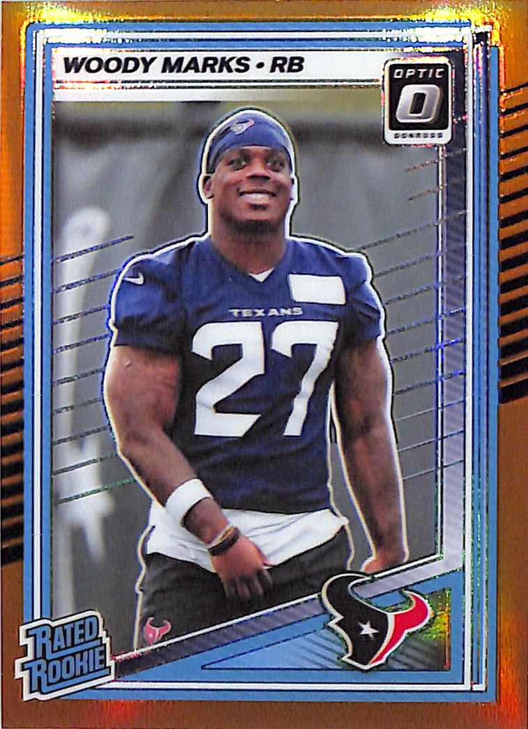 2024 Donruss Optic Woody Marks Rated Rookie RC Orange /299 Texans
