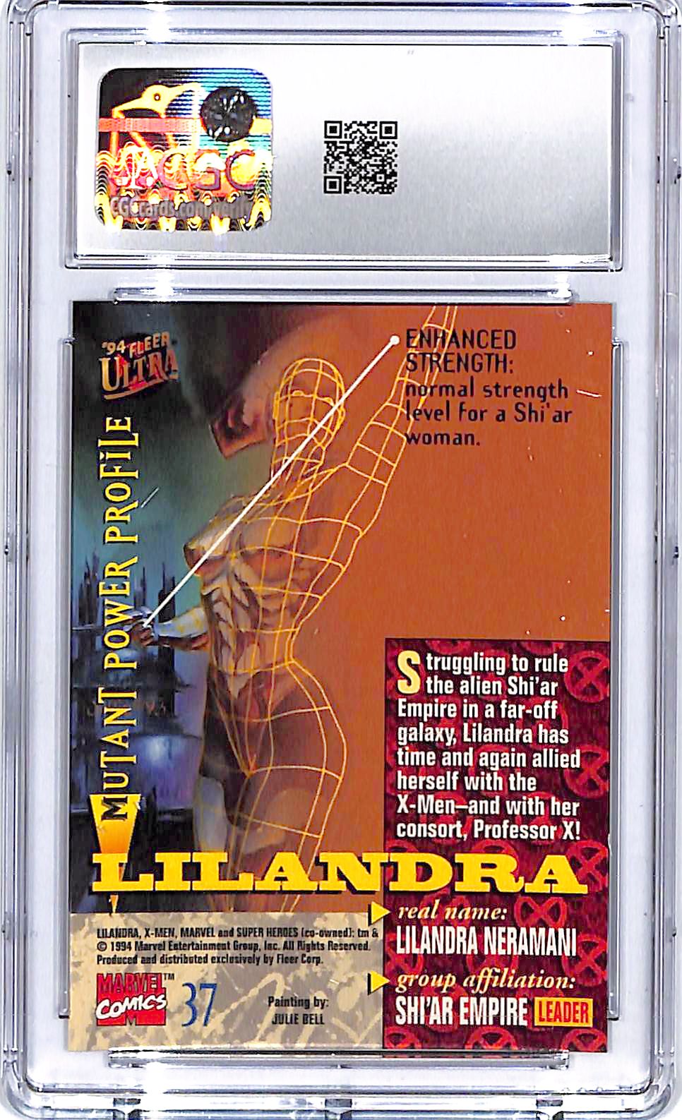1994 Fleer Ultra X-Men Lilandra #37 CGC 9.5