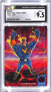 1994 Fleer Ultra X-Men Havok #29 CGC 9.5