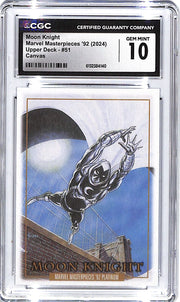 2024 Moon Knight UD Marvel Masterpieces '92 Canvas #51 CGC Gem Mint 10