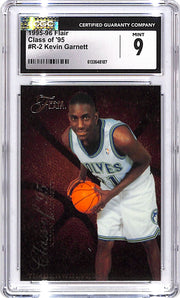 1995-96 Flair Kevin Garnett Class of 95 Rookie RC CGC 9 Timberwolves
