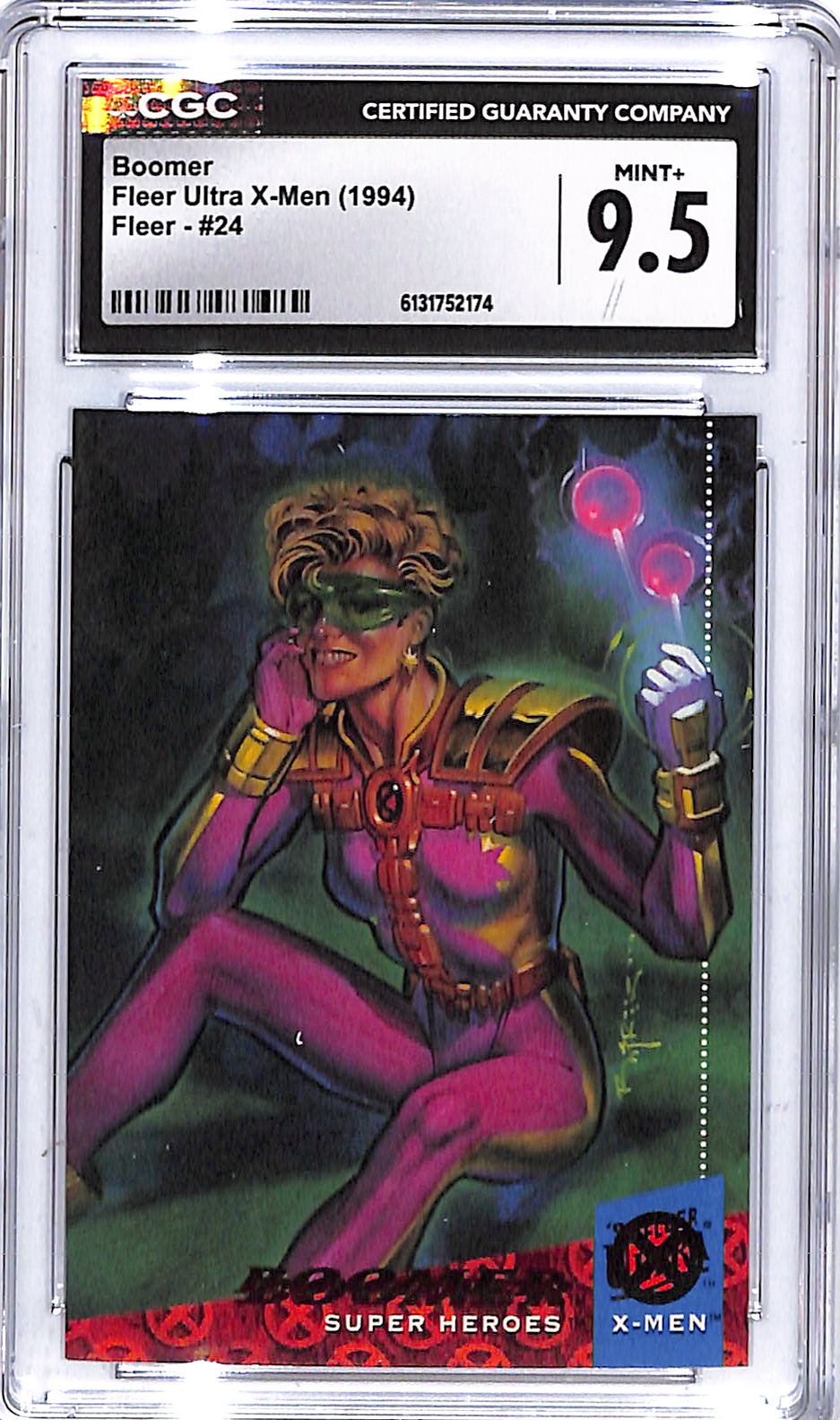 1994 Fleer Ultra X-Men Boomer #24 CGC 9.5