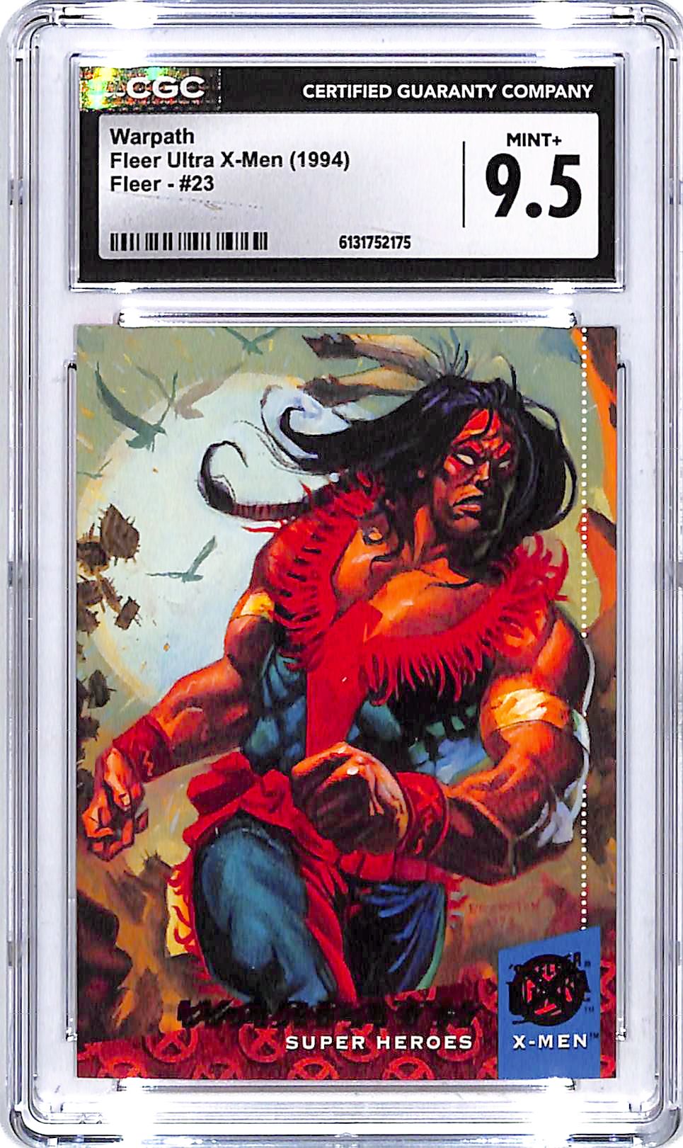 1994 Fleer Ultra X-Men Warpath #23 CGC 9.5