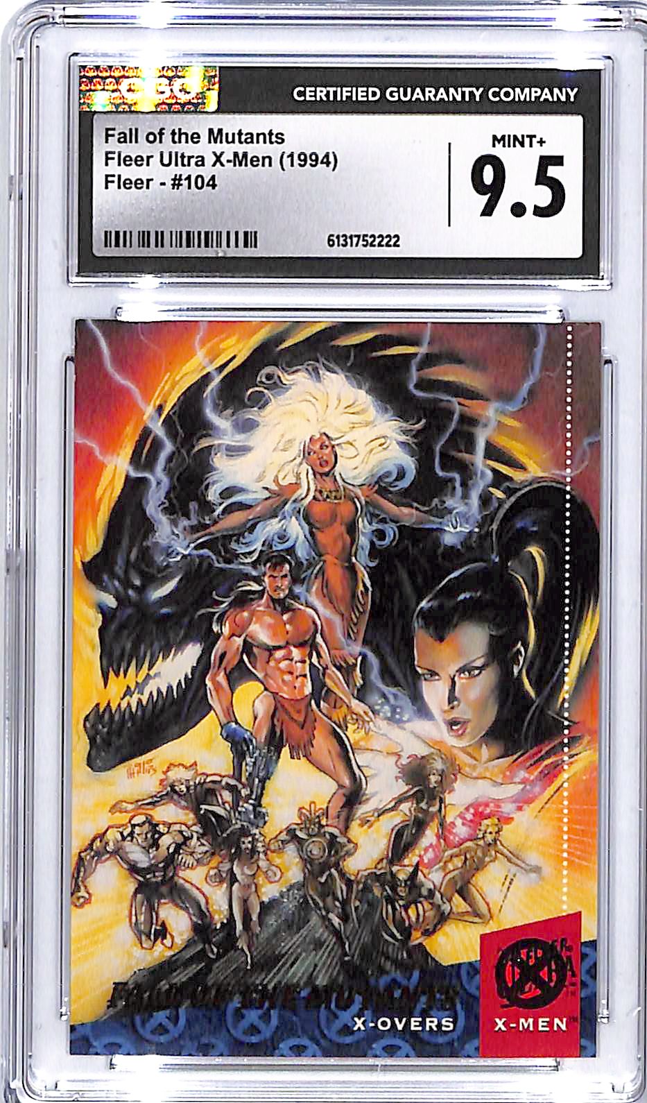 1994 Fleer Ultra X-Men Fall of the Mutants #104 CGC 9.5