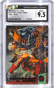1994 Fleer Ultra X-Men Wolverine vs Cyber #138 CGC 9.5
