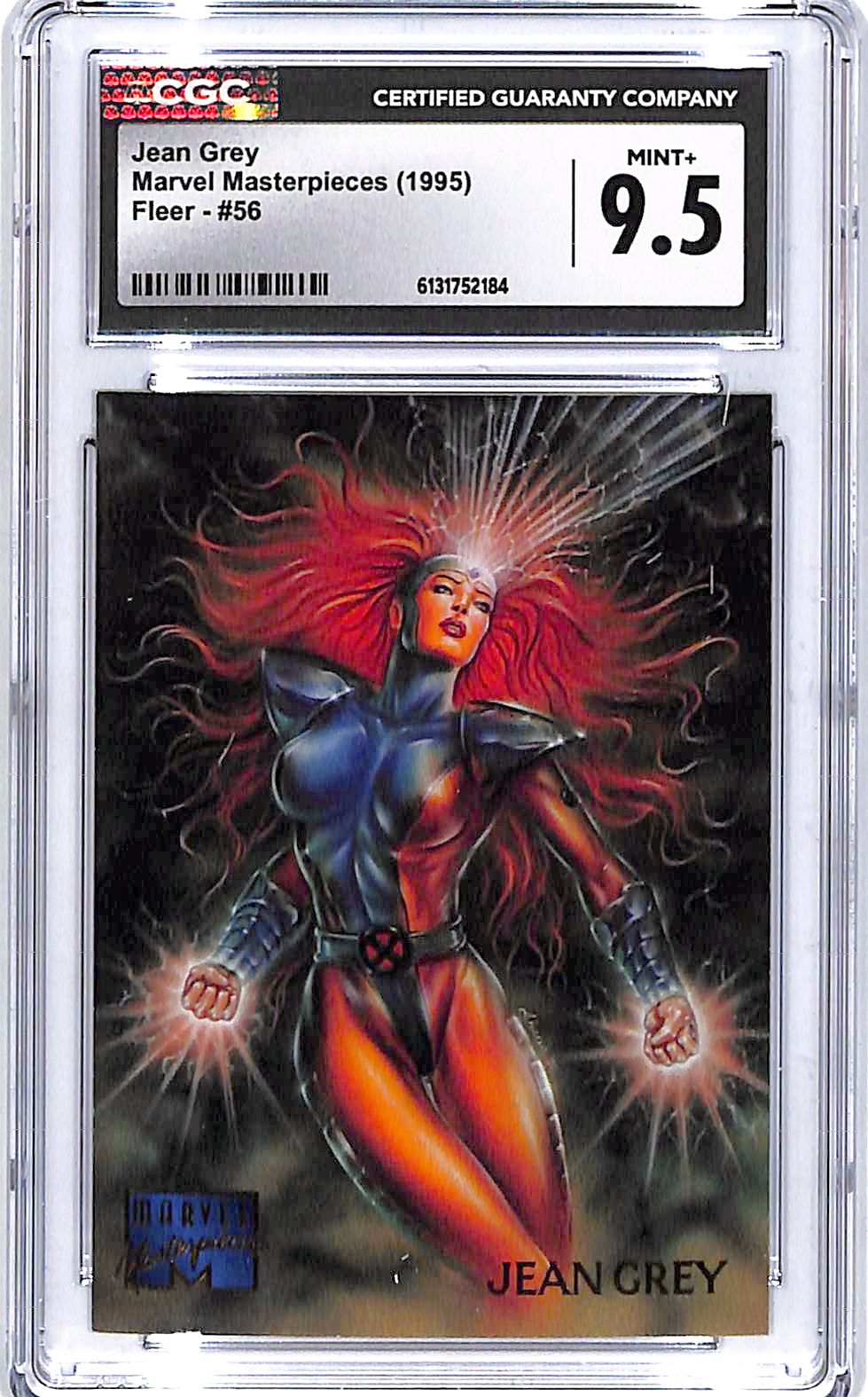 1995 Fleer Marvel Masterpieces Jean Grey #56 CGC 9.5