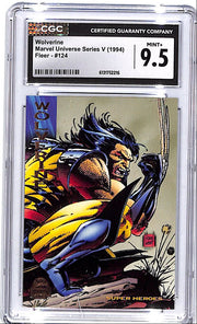 1994 Fleer Marvel Universe Series Wolverine #124 CGC 9.5