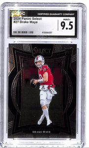 2024 Select Drake Maye Rookie RC #27 CGC 9.5 Patriots
