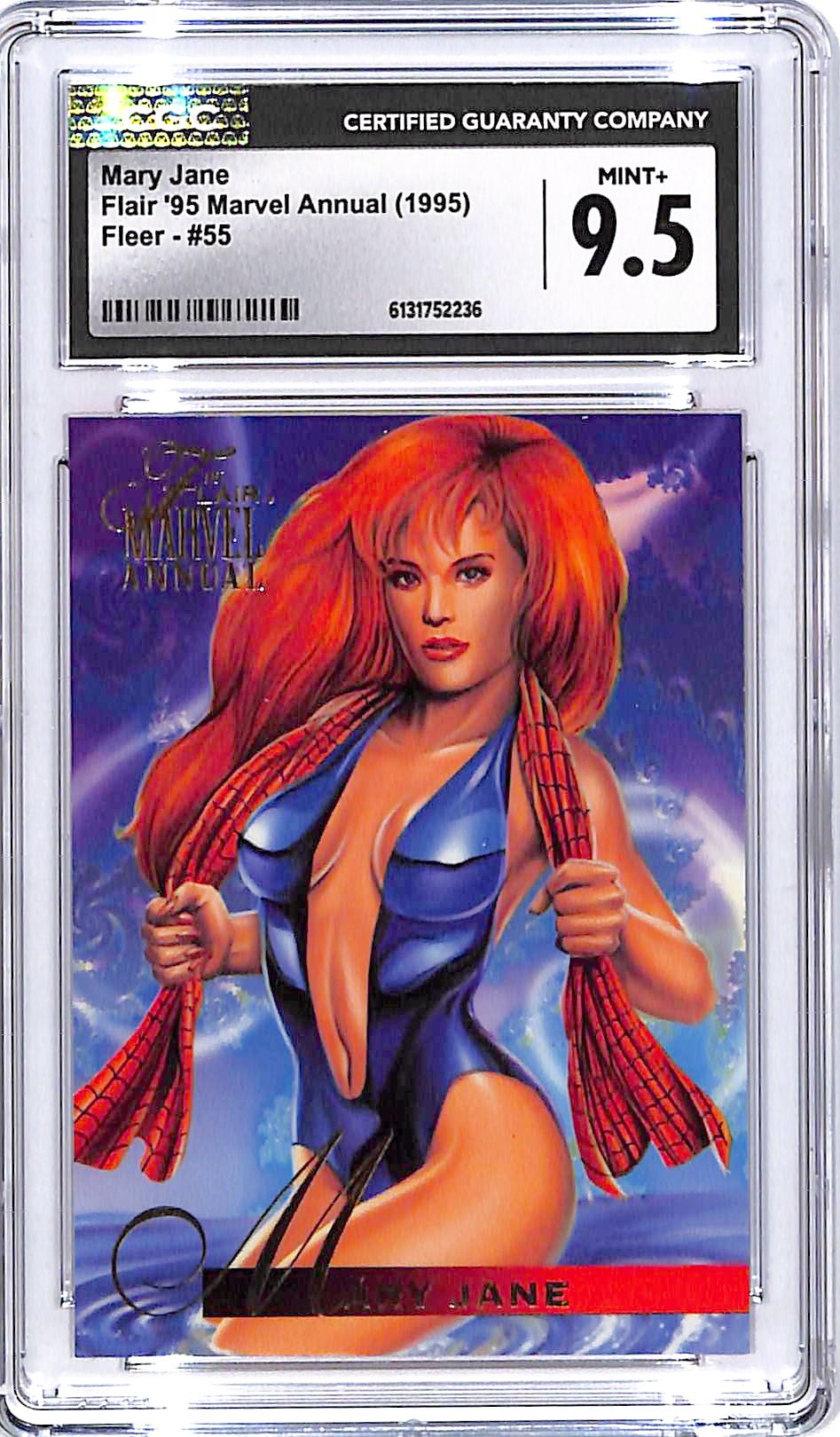 1995 Fleer Flair 95 Marvel Annual Mary Jane #55 CGC 9.5