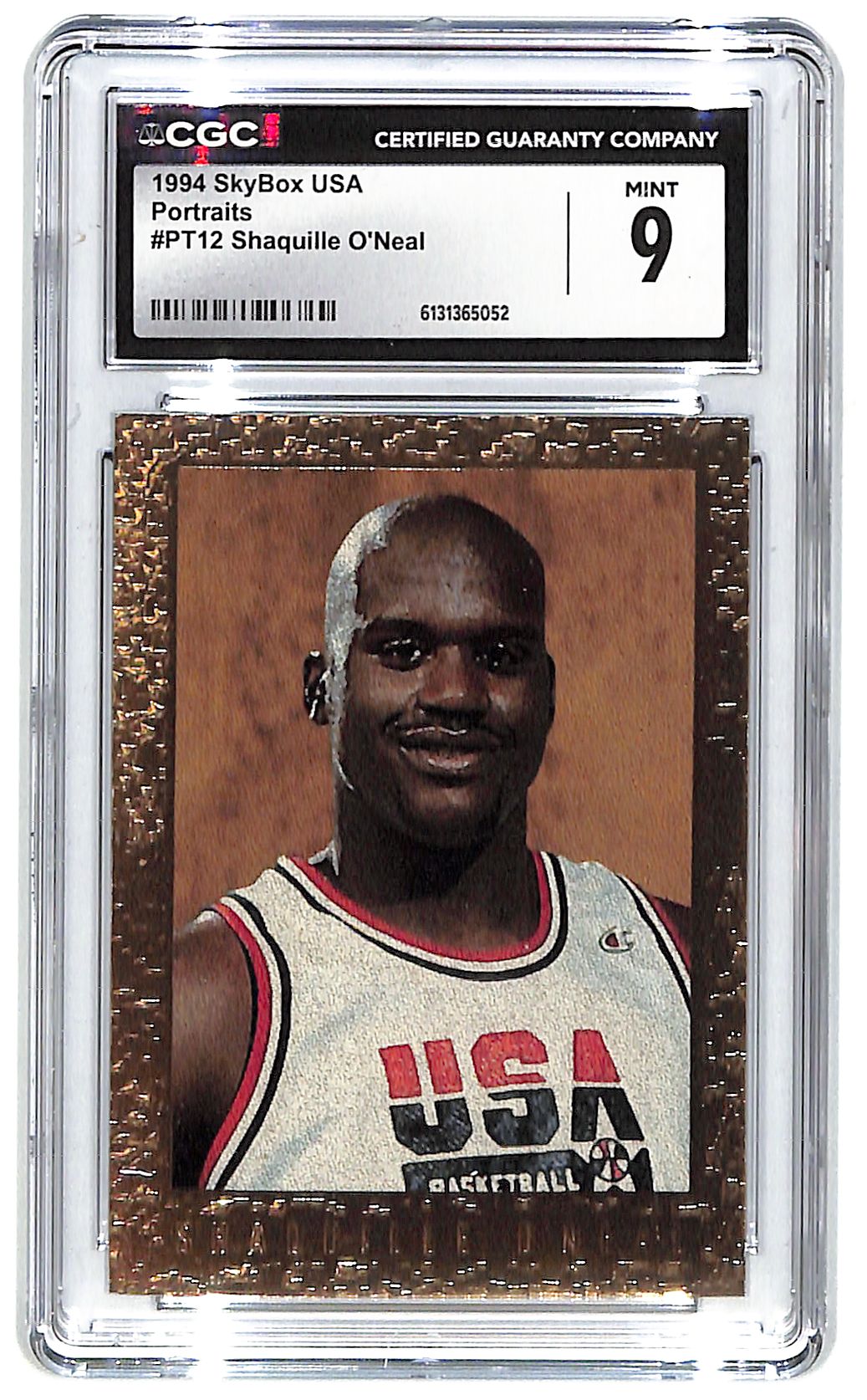 1994 Shaquille O'Neal Skybox USA Portraits #PT12 CGC Mint 9