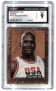 1994 Shaquille O'Neal Skybox USA Portraits #PT12 CGC Mint 9