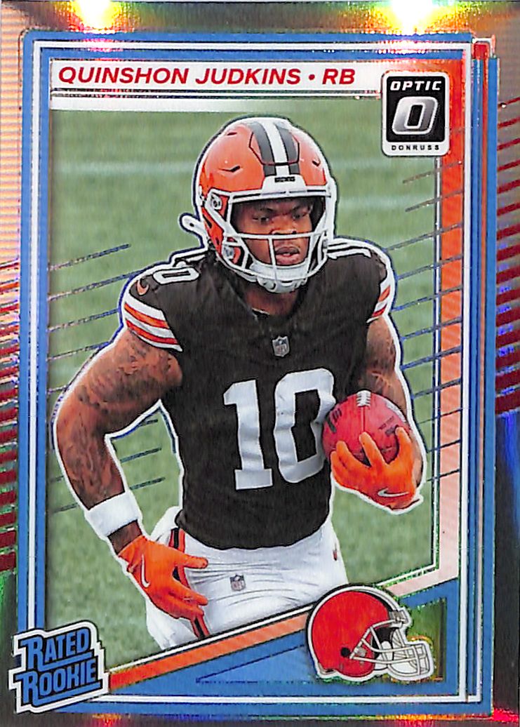 2025 Donruss Optic Quinshon Judkins Rated Rookie RC Holo #252 Browns