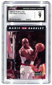 1992-93 Charles Barkley Skybox USA Magic on Barkley #101 CGC Mint 9
