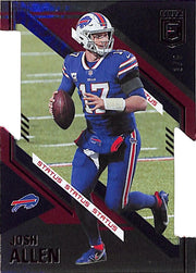2021 Donruss Elite Josh Allen Red Status Die Cut /5 Bills