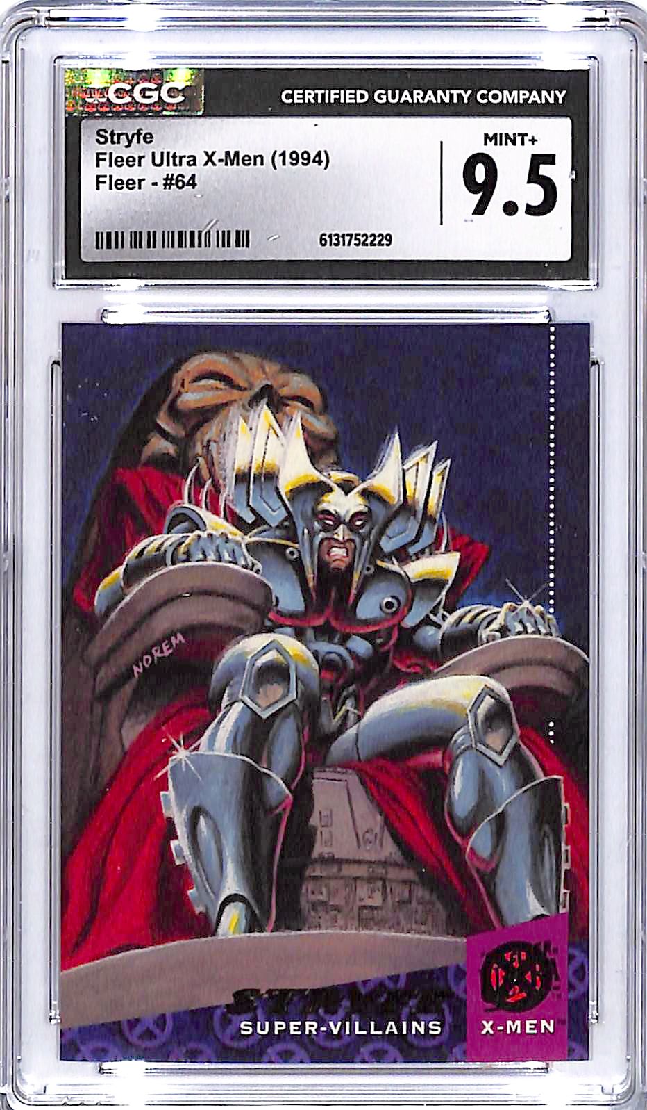 1994 Fleer Ultra X-Men Stryfe #64 CGC 9.5