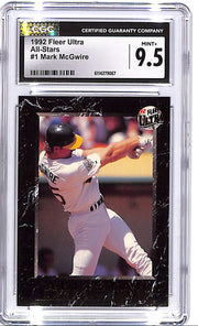 1992 Fleer Ultra Mark McGwire All Stars #1 CGC 9.5 Athletics
