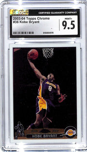 2003-04 Topps Chrome Kobe Bryant #36 CGC 9.5 Lakers