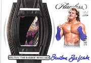 2024 Panini Flawless WWE Brutus The Barber Beefcake Auto Autograph Patch Relic /25