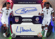 2024 Prizm Copa America Christian Pulisic Yunus Musah Auto Autograph /25 USA