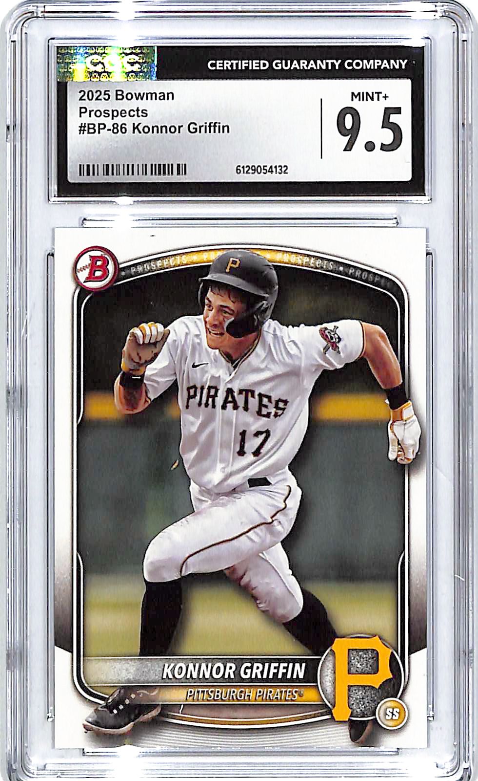 2025 Bowman Konnor Griffin Prospects BP-86 CGC 9.5 Rookie RC