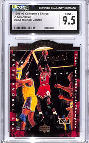 1996-97 Collector's Choice Michael Jordan A Cut Above CA8 CGC 9.5 Bulls