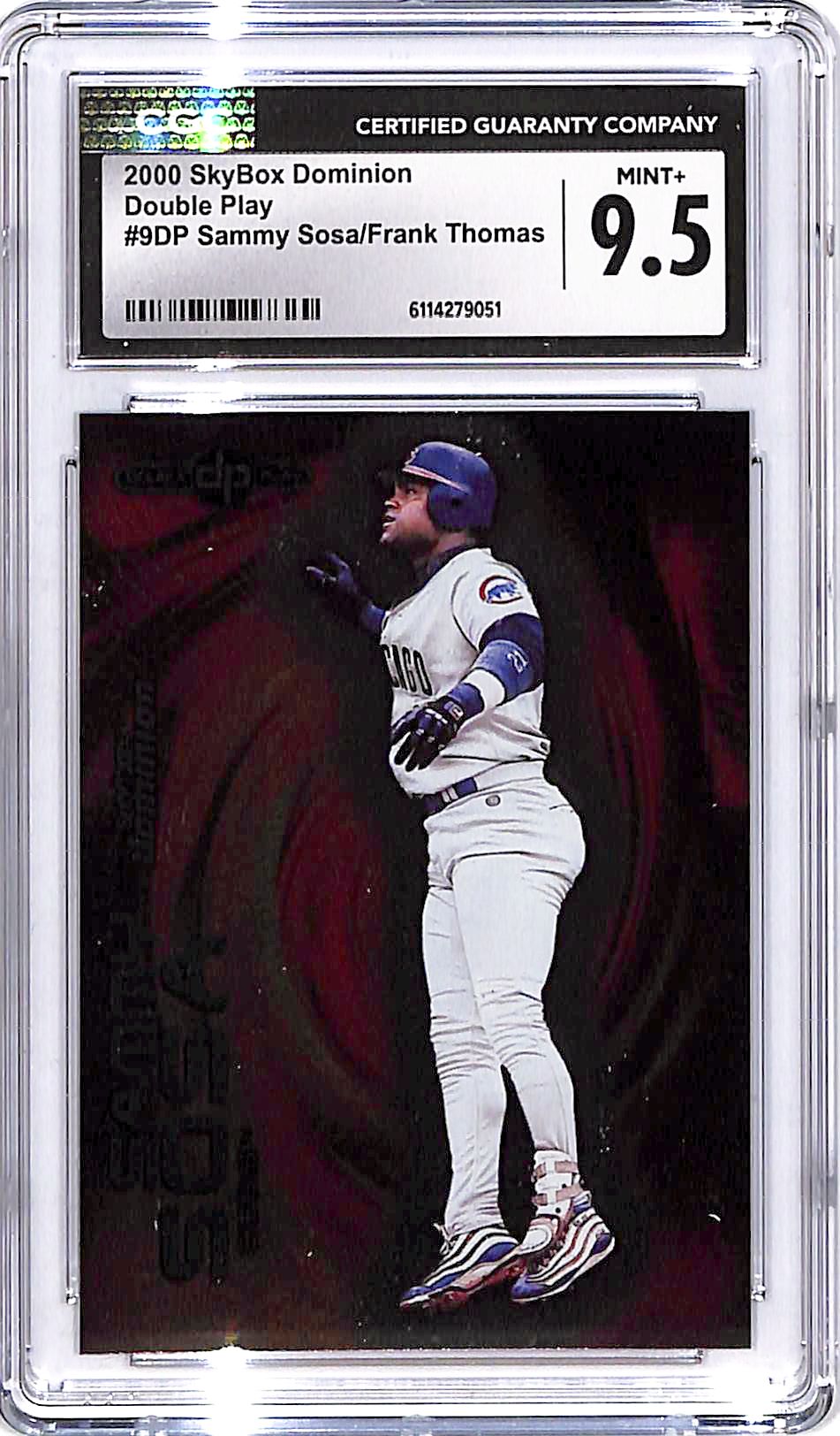 2000 Skybox Dominion Sammy Sosa Frank Thomas Double Play CGC 9.5