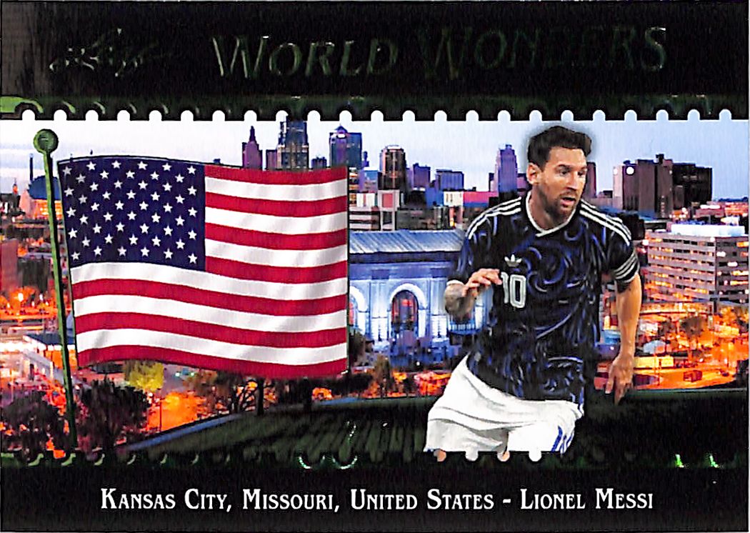 2026 Leaf World Wonders Lionel Messi Green /10 Argentina